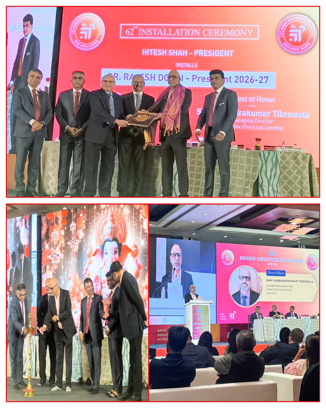 Founder Chairman, Shri Surendra Kumar Tibrewala, has been honoured by the Bombay Industries Association, Mumbai on 18th April 2026, in recognition of his visionary leadership, relentless innovation, and lasting contribution to the industry.